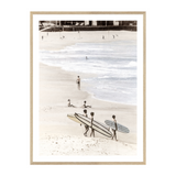 "Friends Who Surf" Framed Art Print