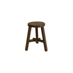 Dobbie Reclaimed Stool 5-VINTAGE - stool Hauer Market Short - Aged Brown