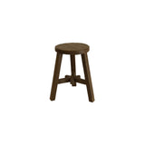 Dobbie Reclaimed Stool 5-VINTAGE - stool Hauer Market Short - Aged Brown