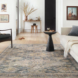 Loloi Gaia Denim / Taupe Rug RUGS - synthetic Loloi