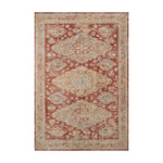 Loloi Gaia Gold / Brick Rug No.2 RUGS - synthetic Loloi 18" x 18"