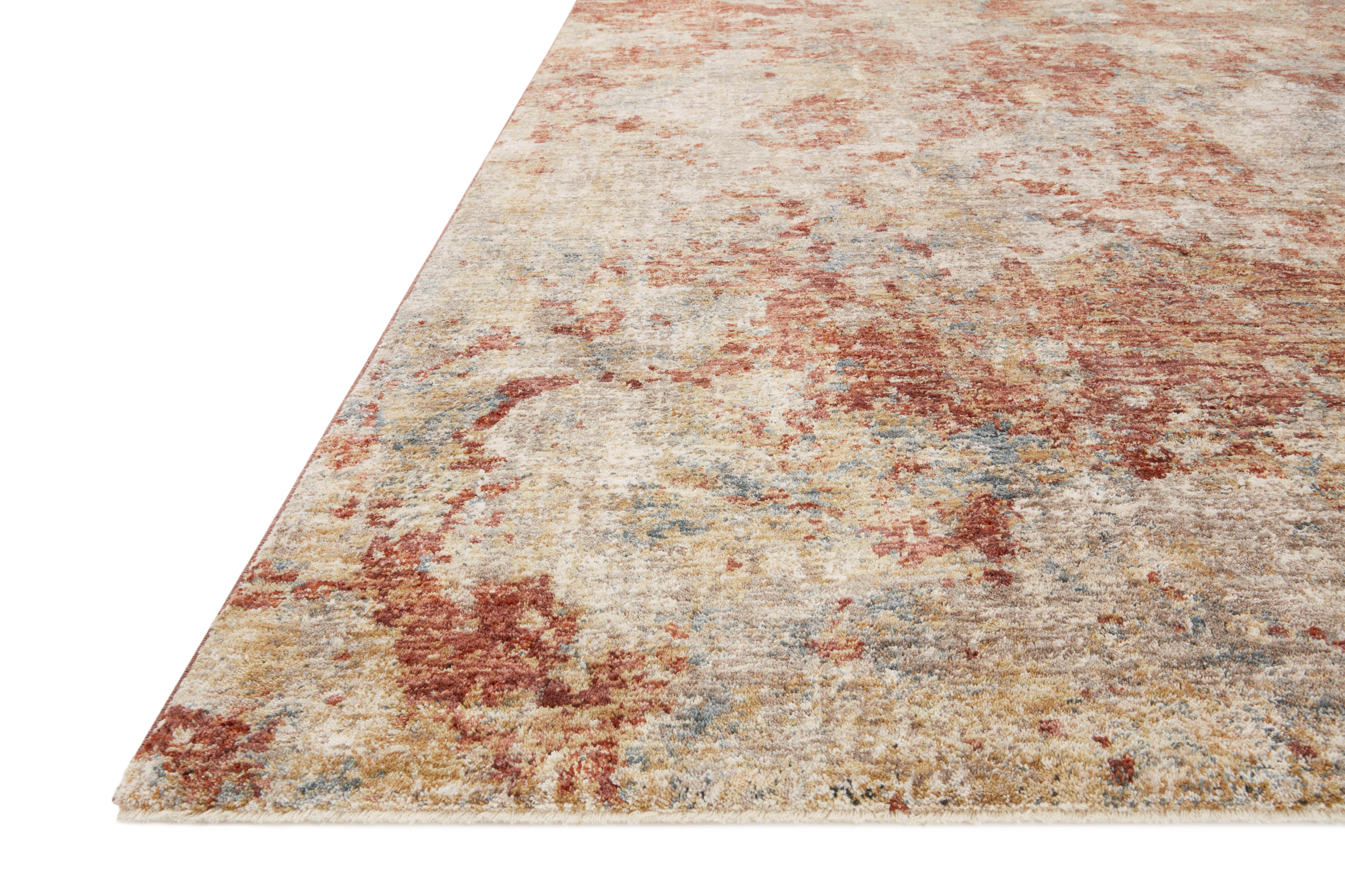 Loloi Gaia Taupe / Brick Rug