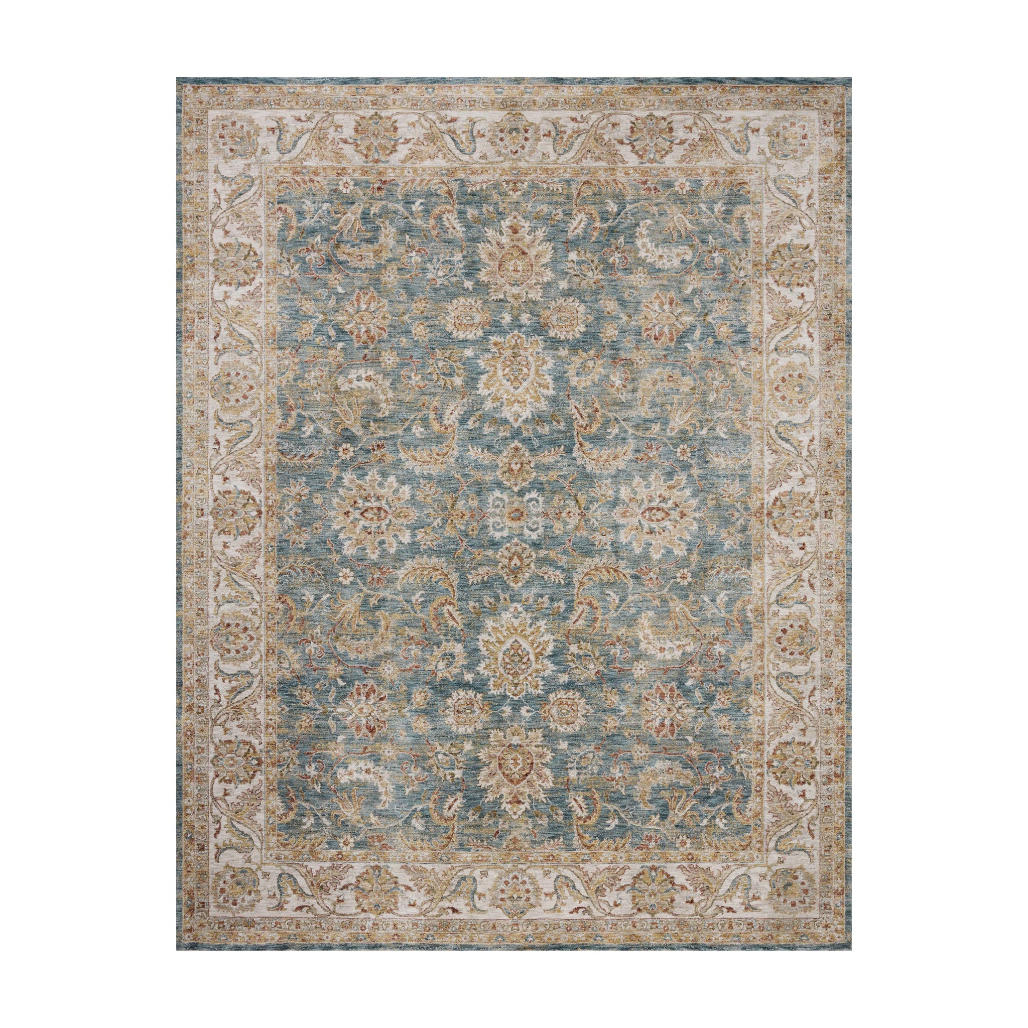 Loloi Gaia Ocean / Multi Rug, 18" x 18"