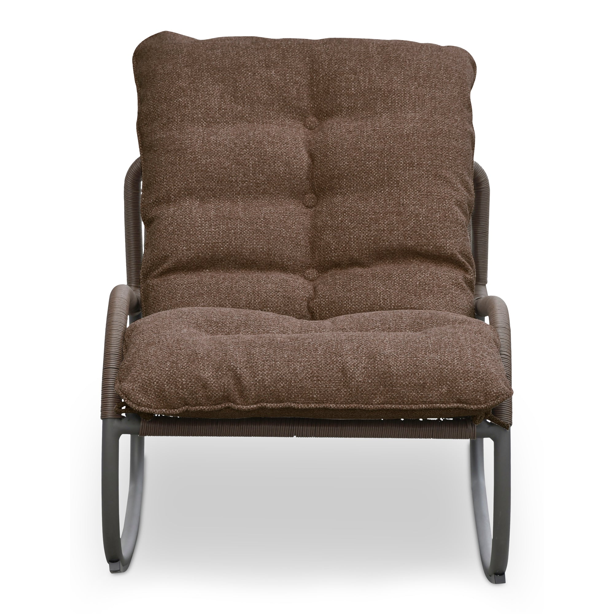 Lyrik Outdoor Rocking Chair, Brown