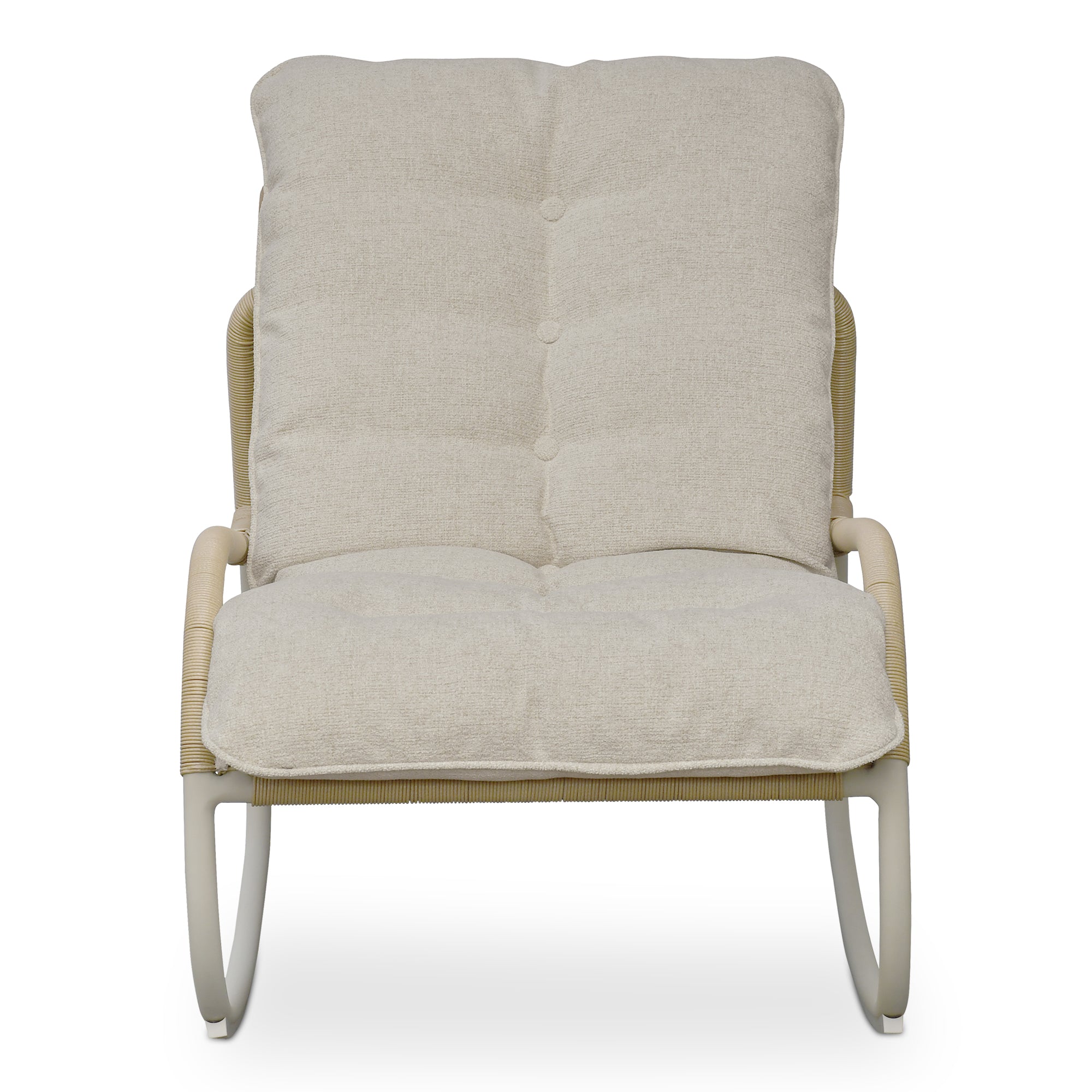 Lyrik Outdoor Rocking Chair, Beige