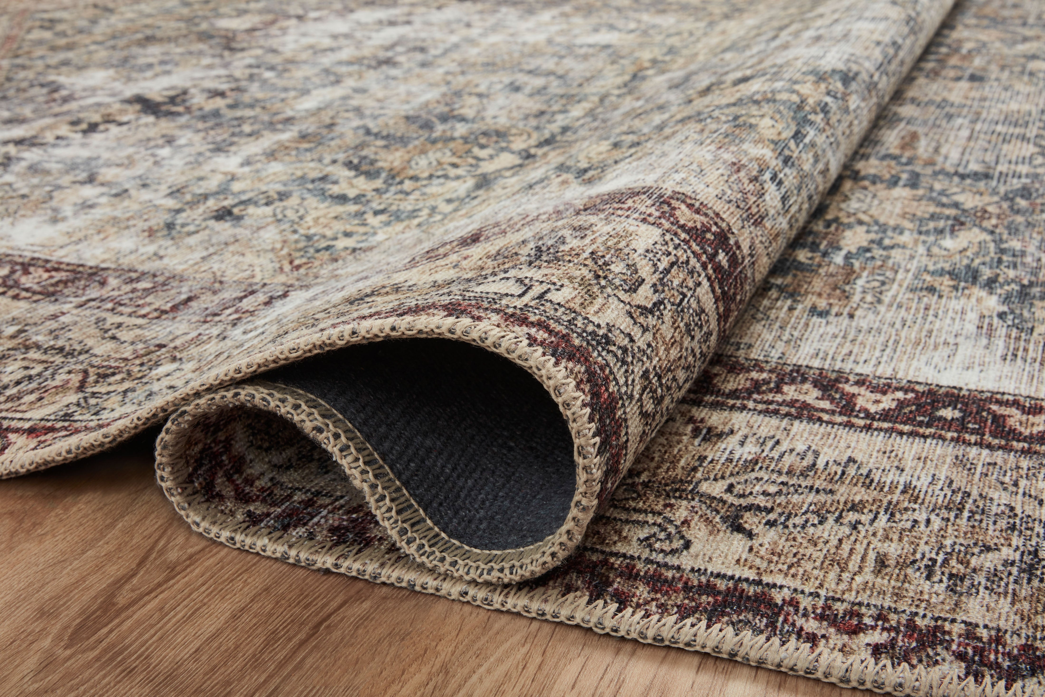 Amber Lewis x Loloi Georgie Teal / Antique Rug 0-patterned rugs Loloi