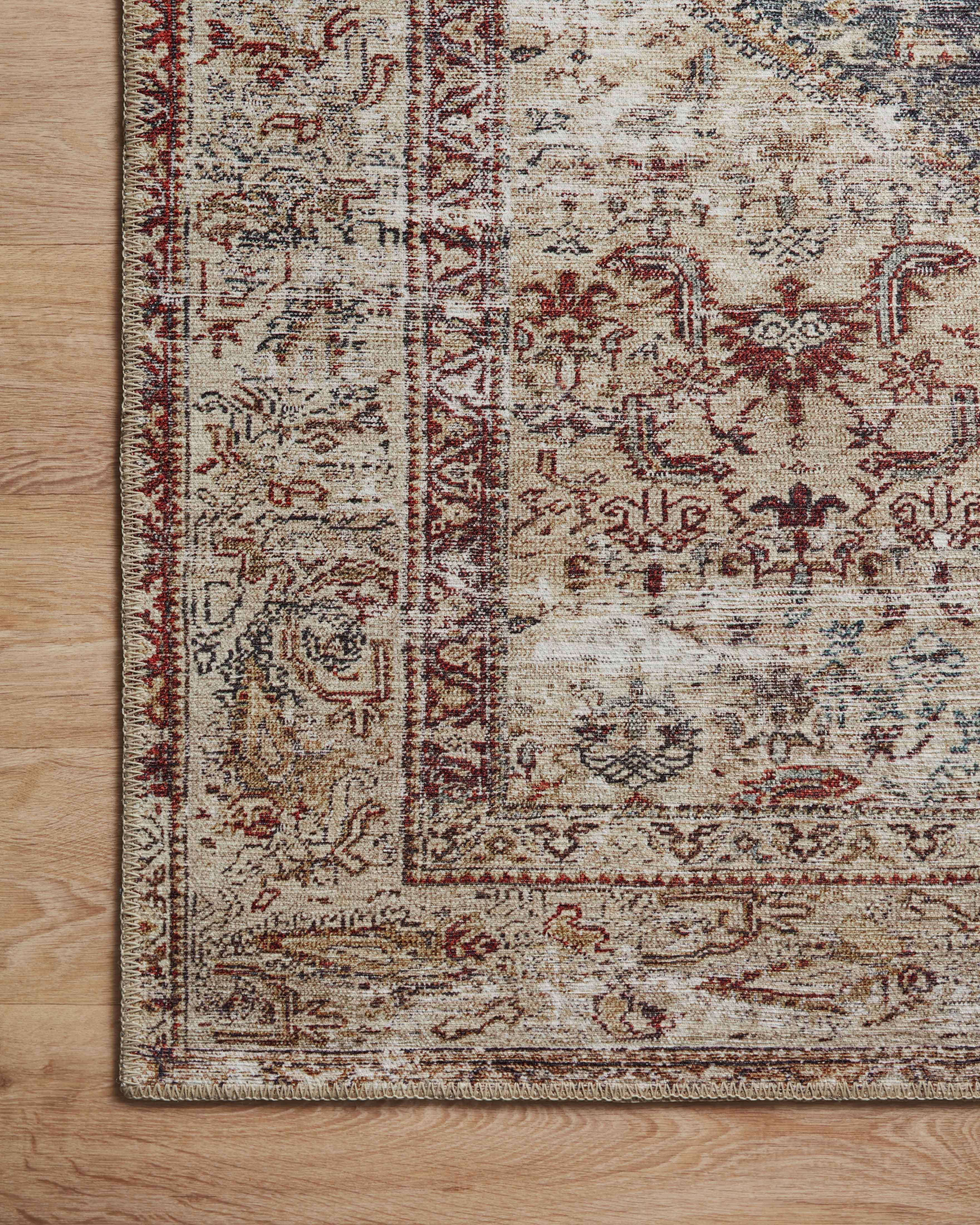 Amber Lewis x Loloi Georgie Teal / Antique Rug 0-patterned rugs Loloi