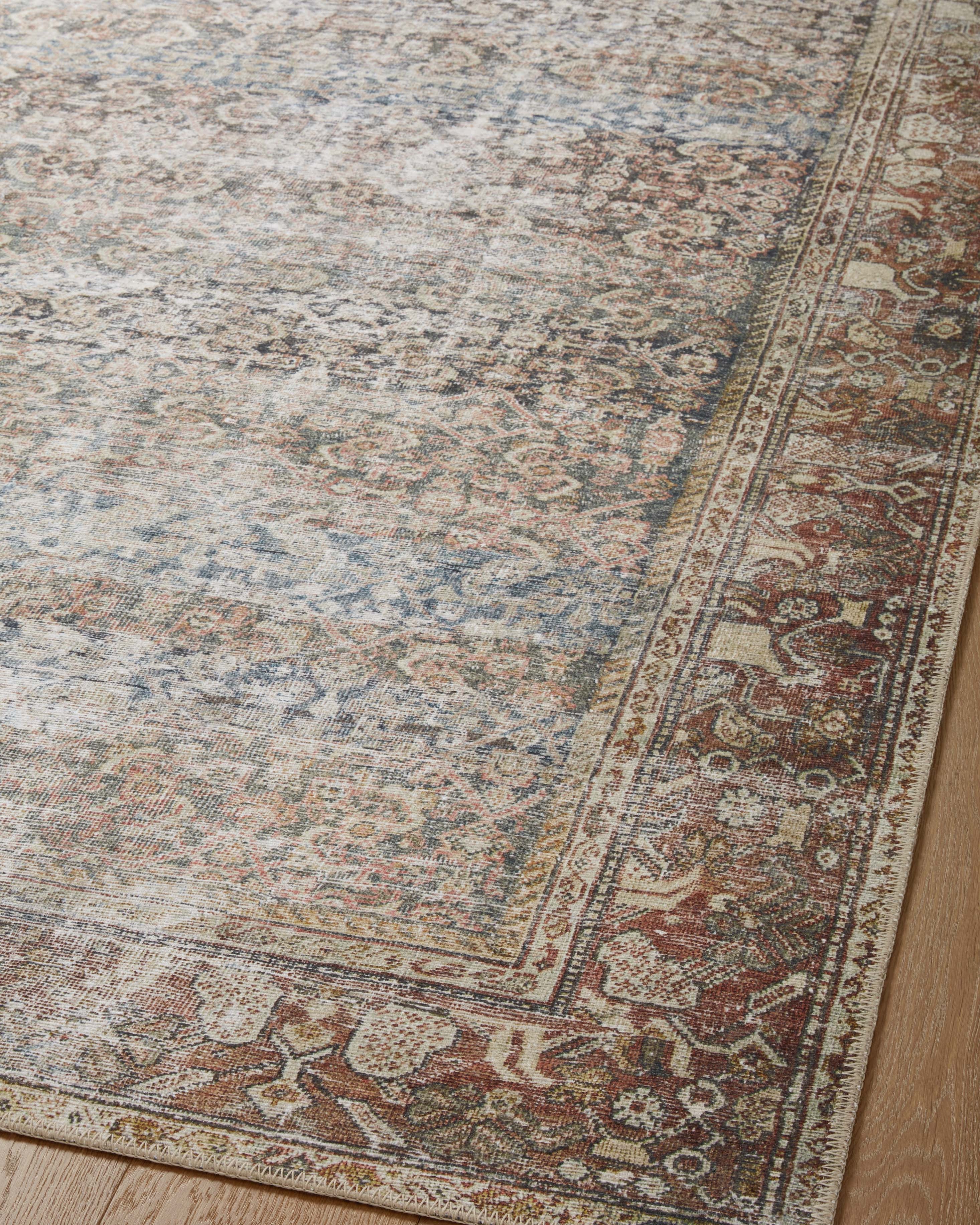 Amber Lewis x Loloi Georgie Multi / Spice Rug 00-patterned rugs Loloi