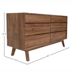 Giada 6 Drawer Dresser FURNITURE - dressers & chests LH IMPORTS