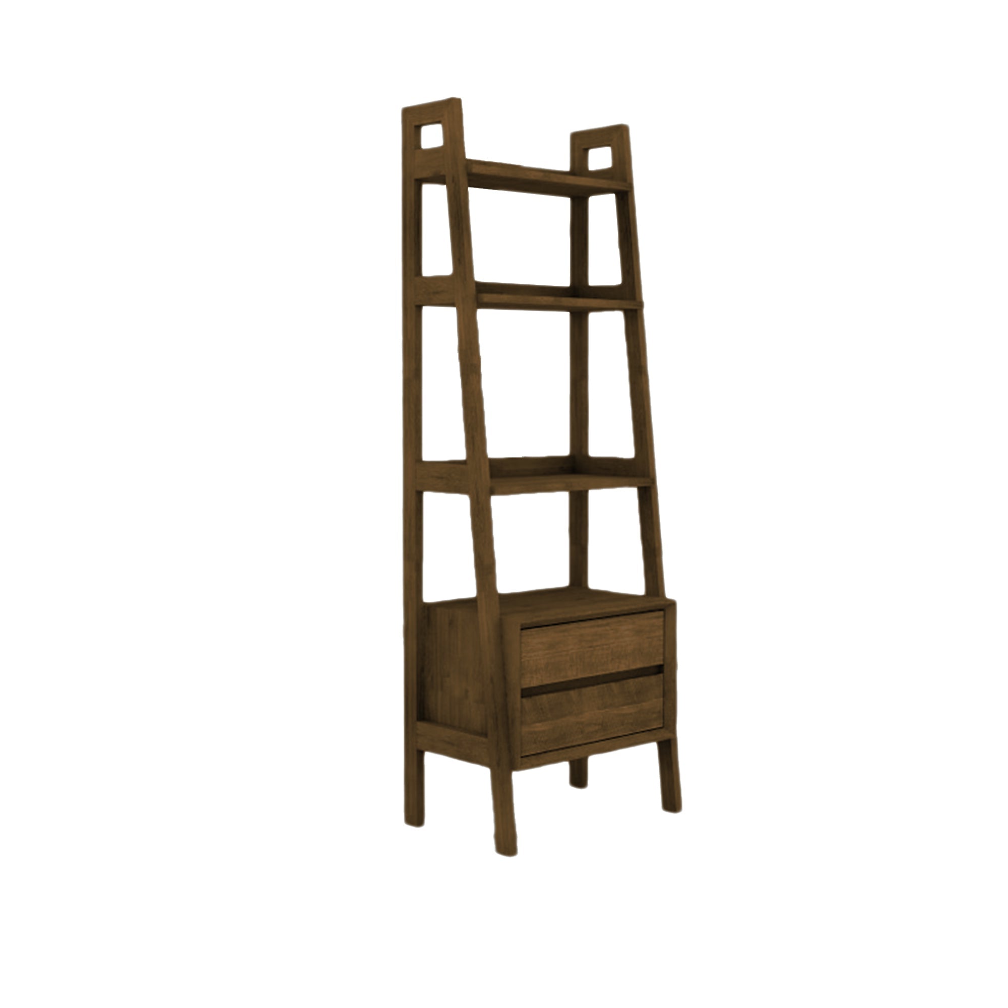 Giada Modular Bookcase, Warm Pecan