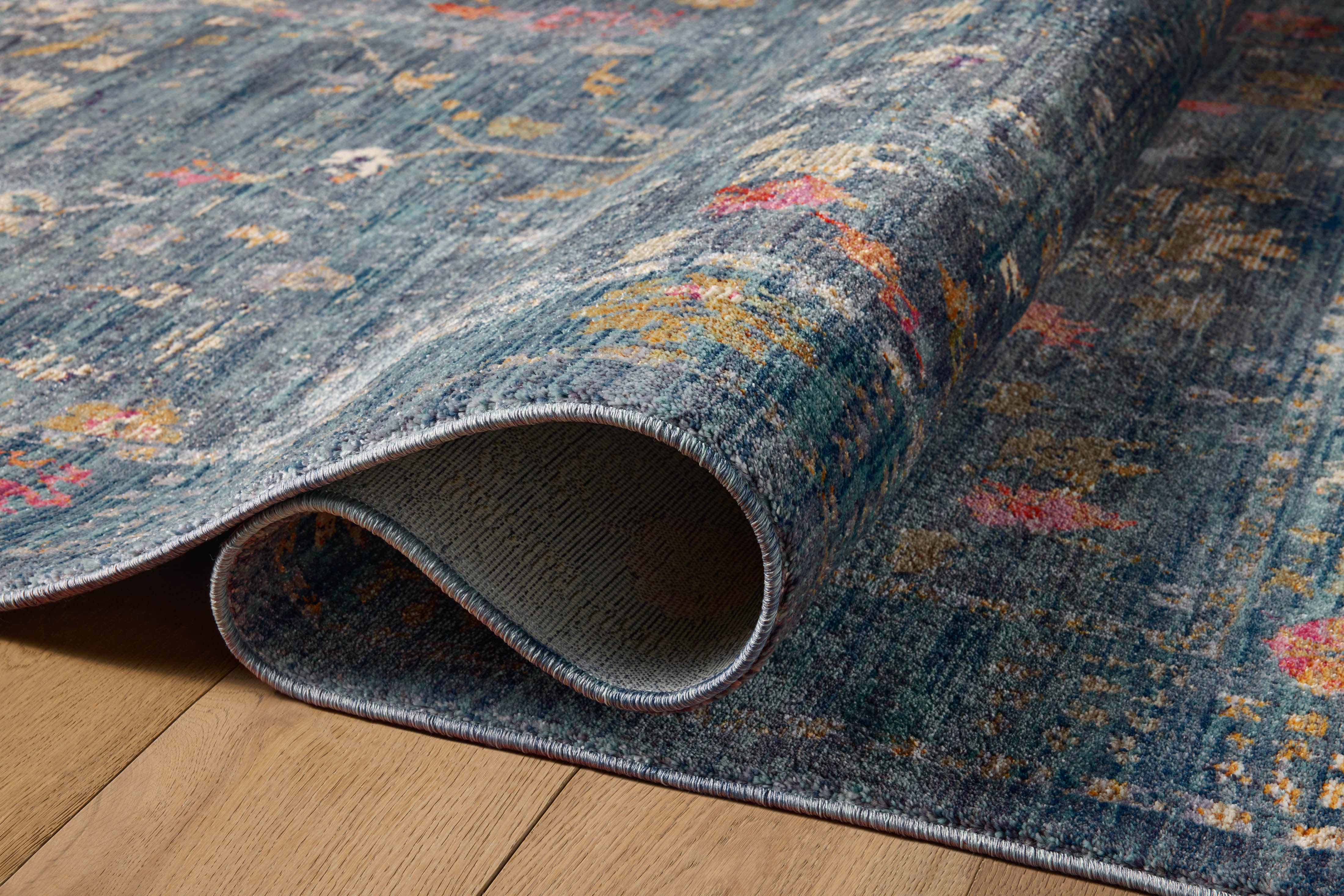 Loloi Giada Denim / Multi Rug RUGS - patterned Loloi