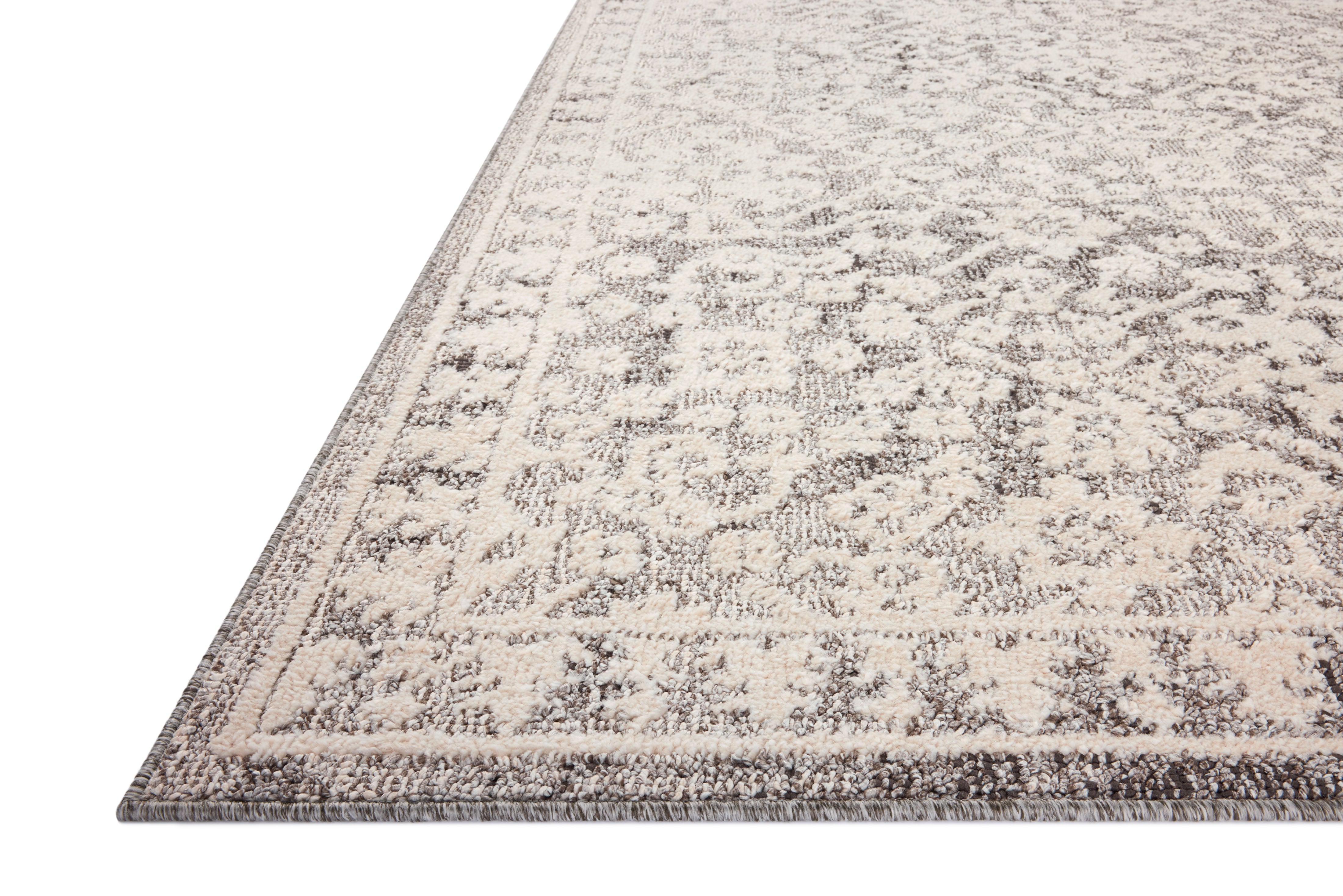 Joanna Gaines x Loloi Gigi Grey / Ivory Rug RUGS - synthetic Loloi