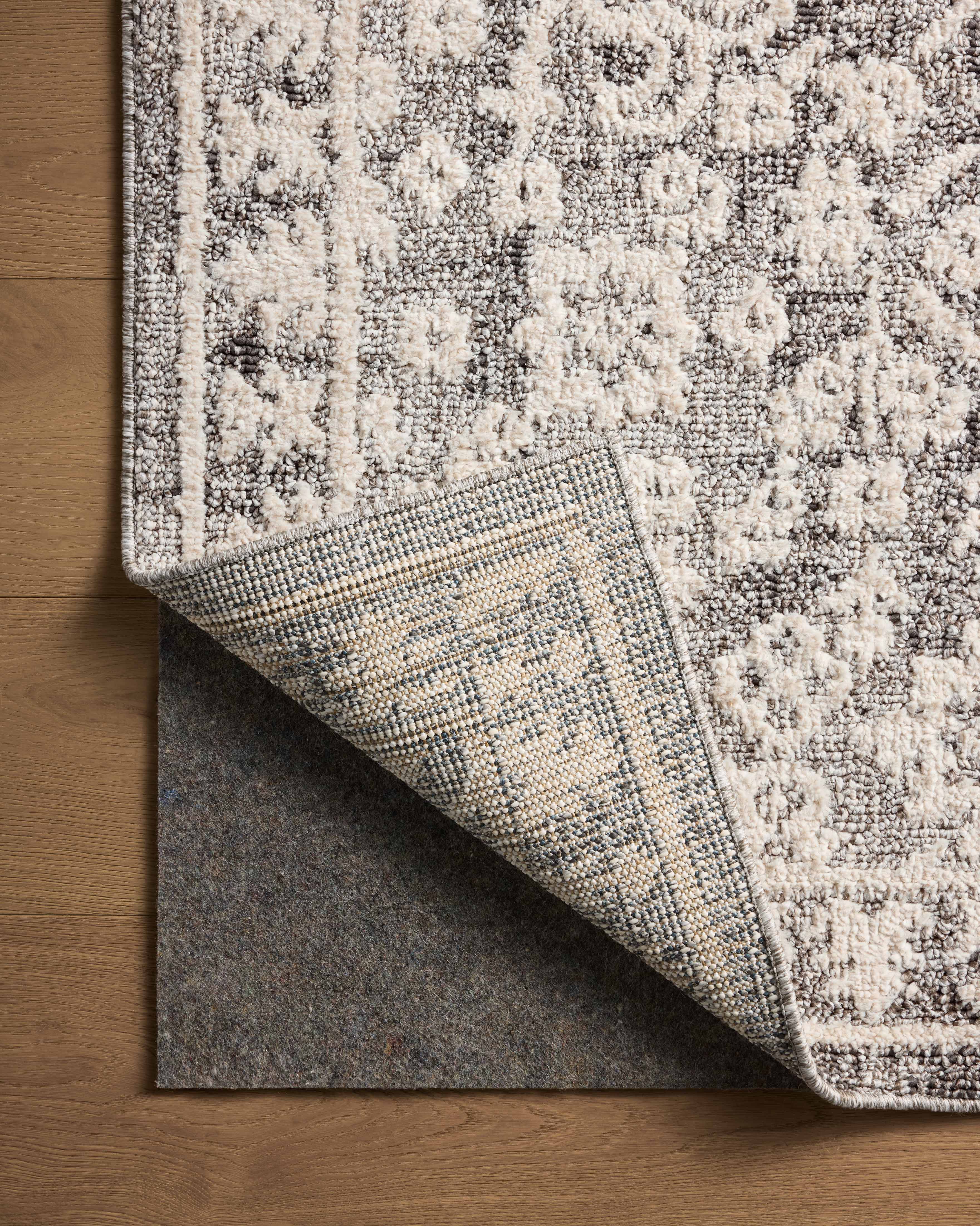 Magnolia Home by Joanna Gaines x Loloi Gigi Grey / Ivory Rug 0-RUGS-patterned Loloi