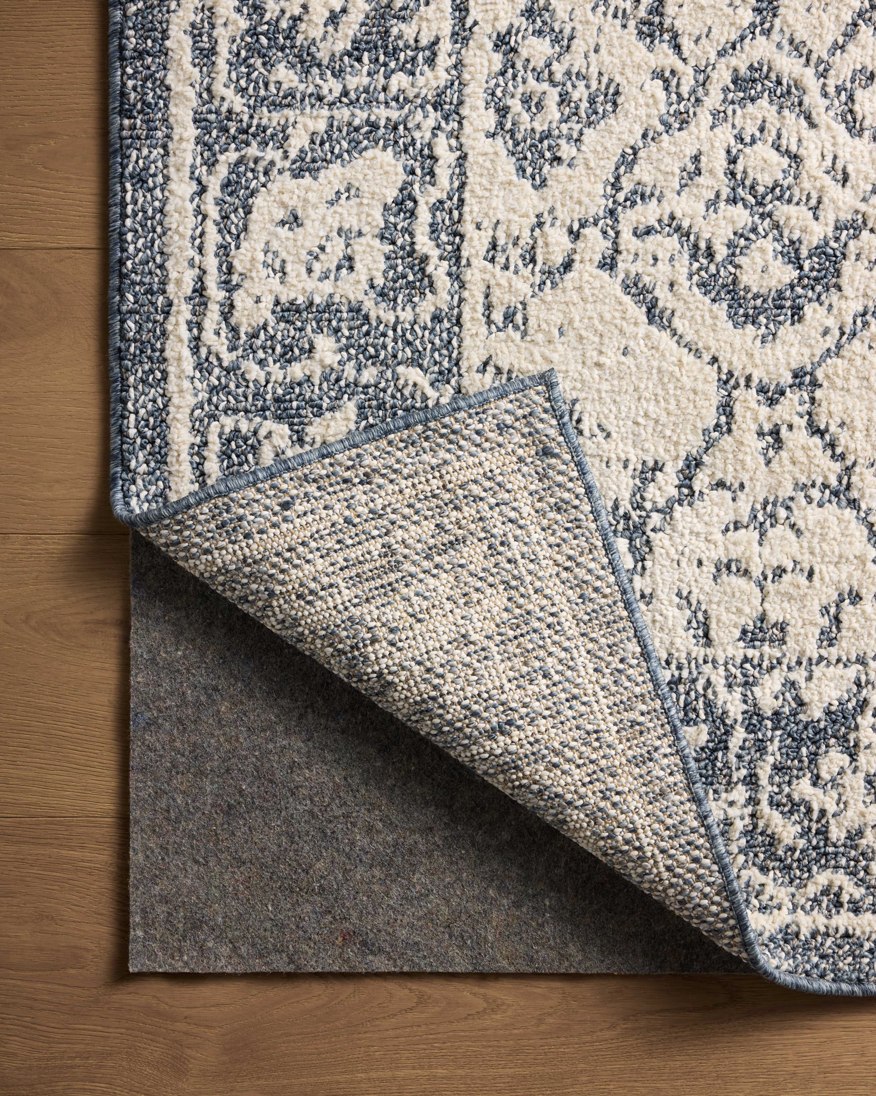 Magnolia Home by Joanna Gaines x Loloi Gigi Ivory / Blue Rug 0-RUGS-patterned Loloi