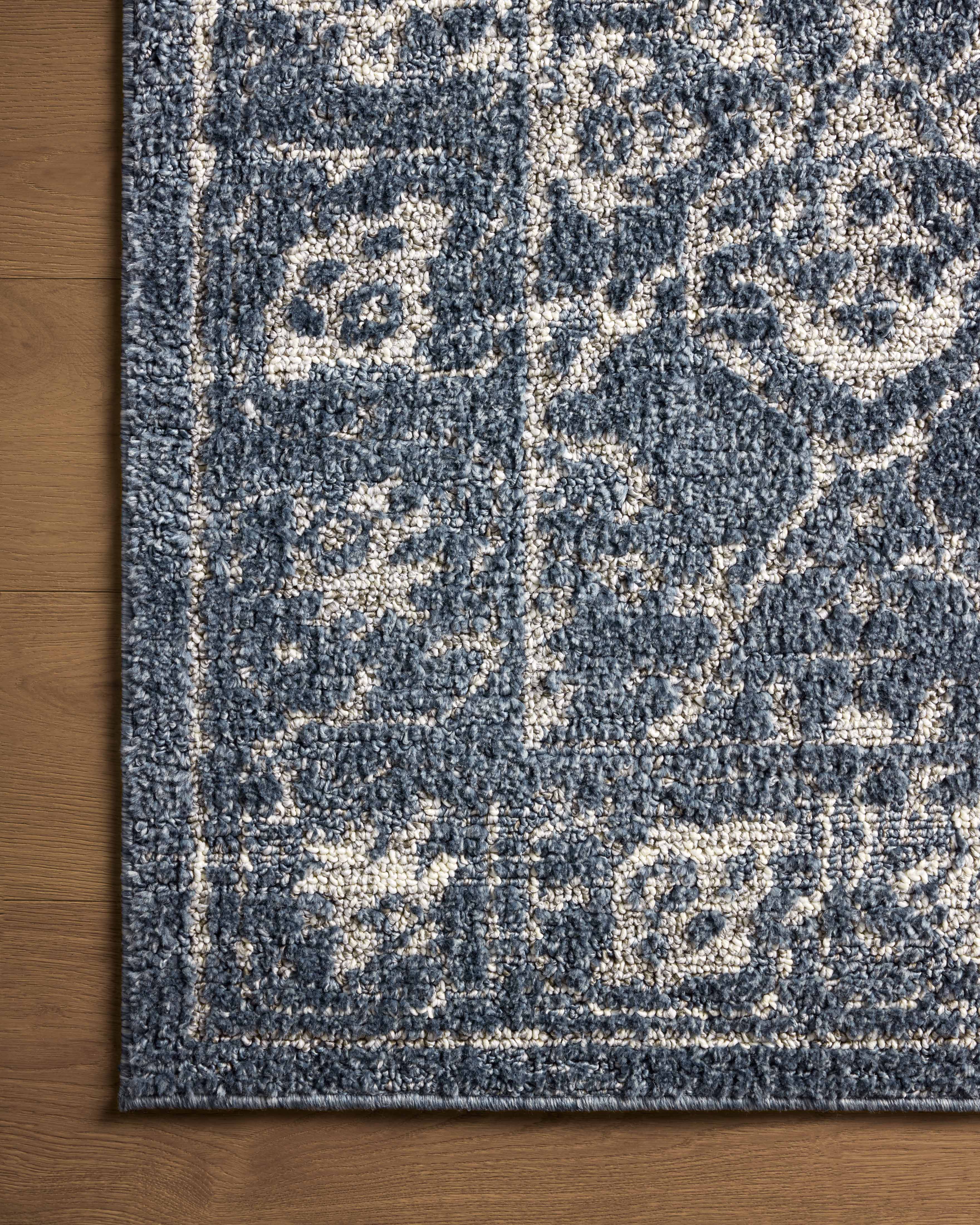 Joanna Gaines x Loloi Gigi Navy / Stone Rug RUGS - synthetic Loloi