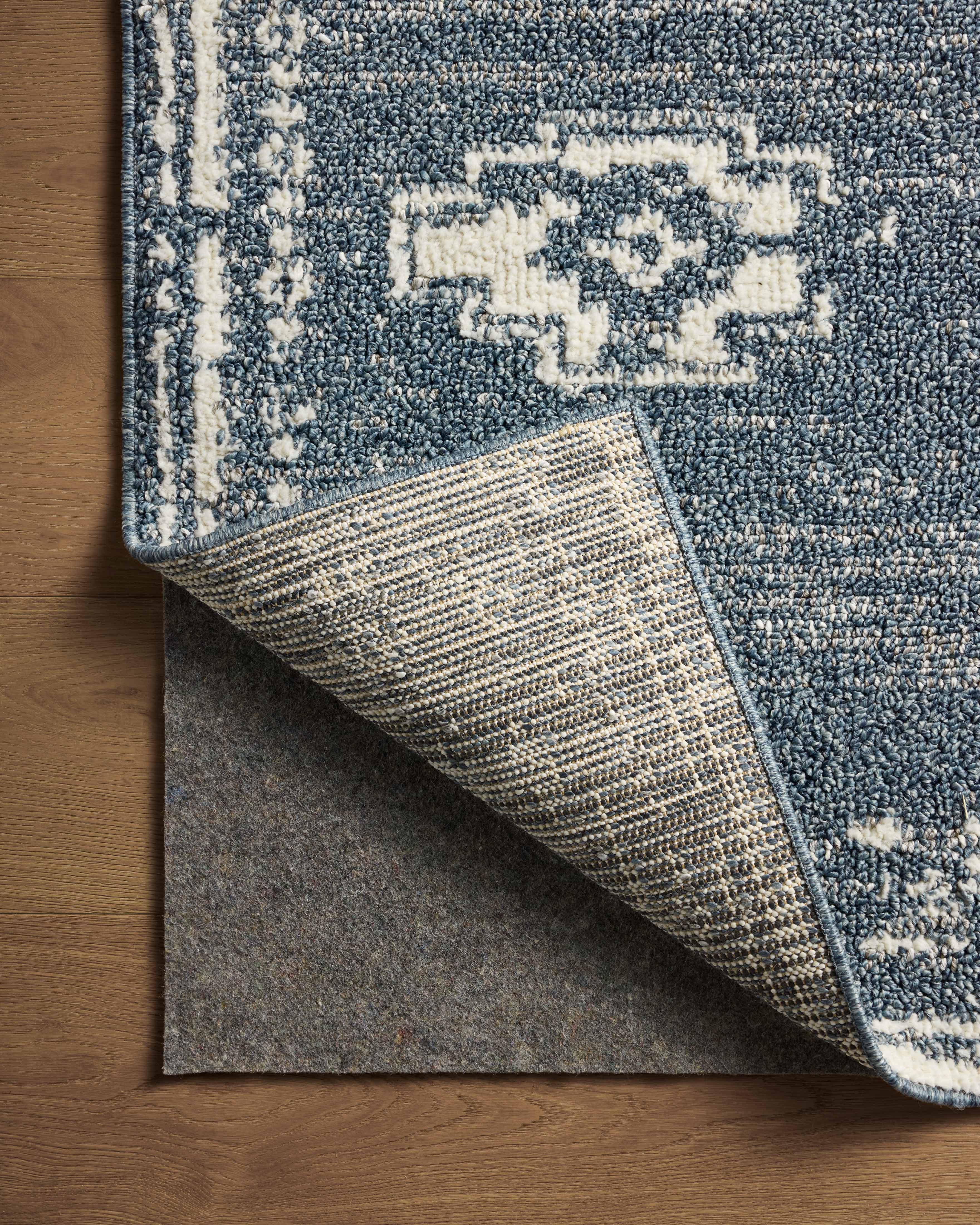 Magnolia Home by Joanna Gaines x Loloi Gigi Denim / Ivory Rug 0-RUGS-patterned Loloi