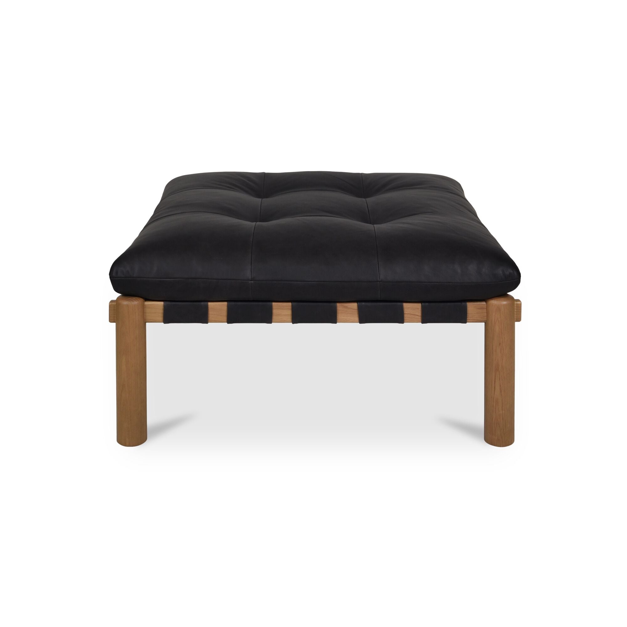 Costello Ottoman FURNITURE - ottoman Moe's Furniture Black