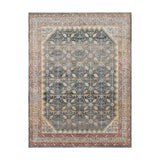 Magnolia Home By Joanna Gaines x Loloi Graham Blue / Persimmon Rug RUGS - synthetic Loloi 18" x 18"