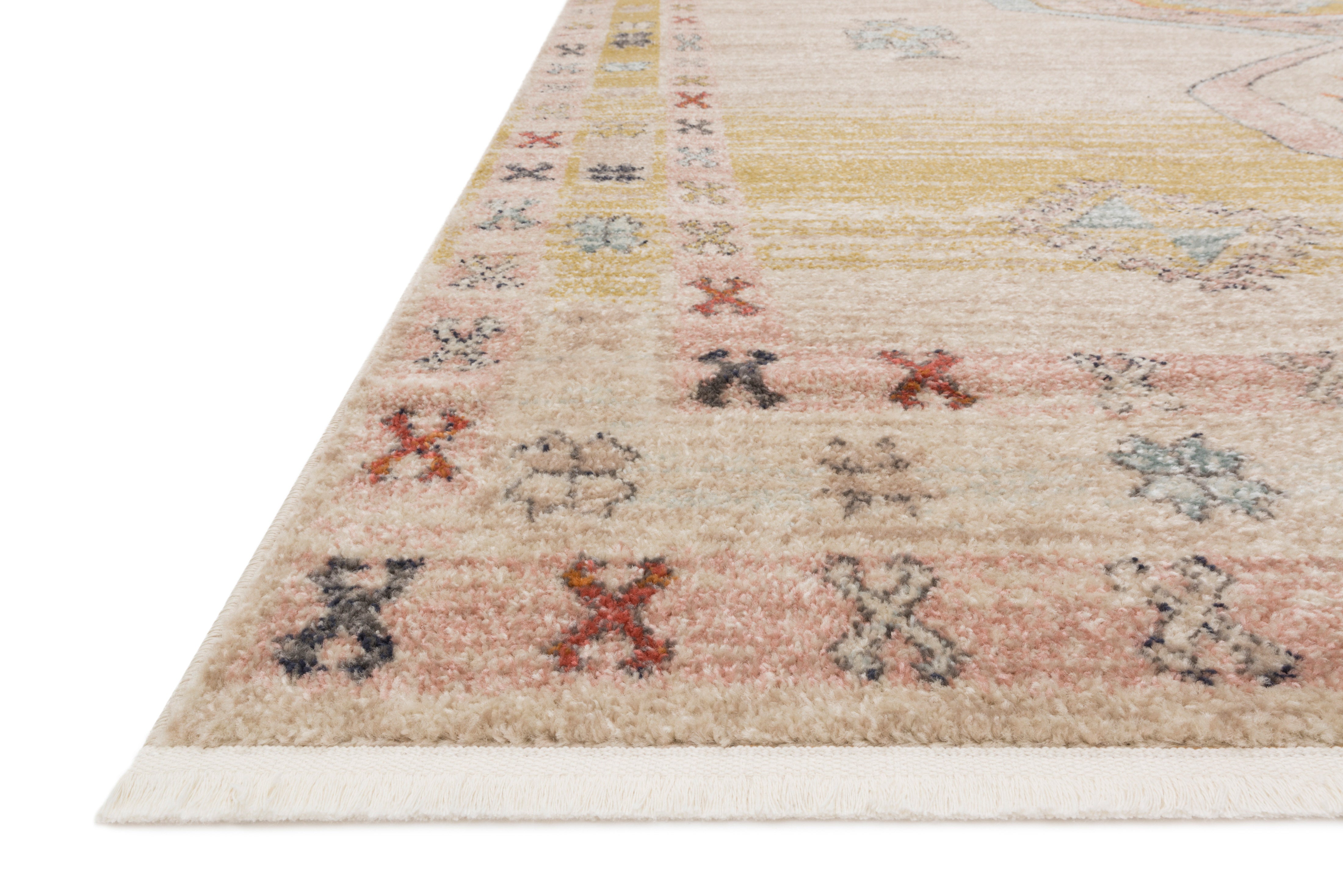 Magnolia Home By Joanna Gaines x Loloi Graham Antique Ivory / Multi Rug RUGS - synthetic Loloi