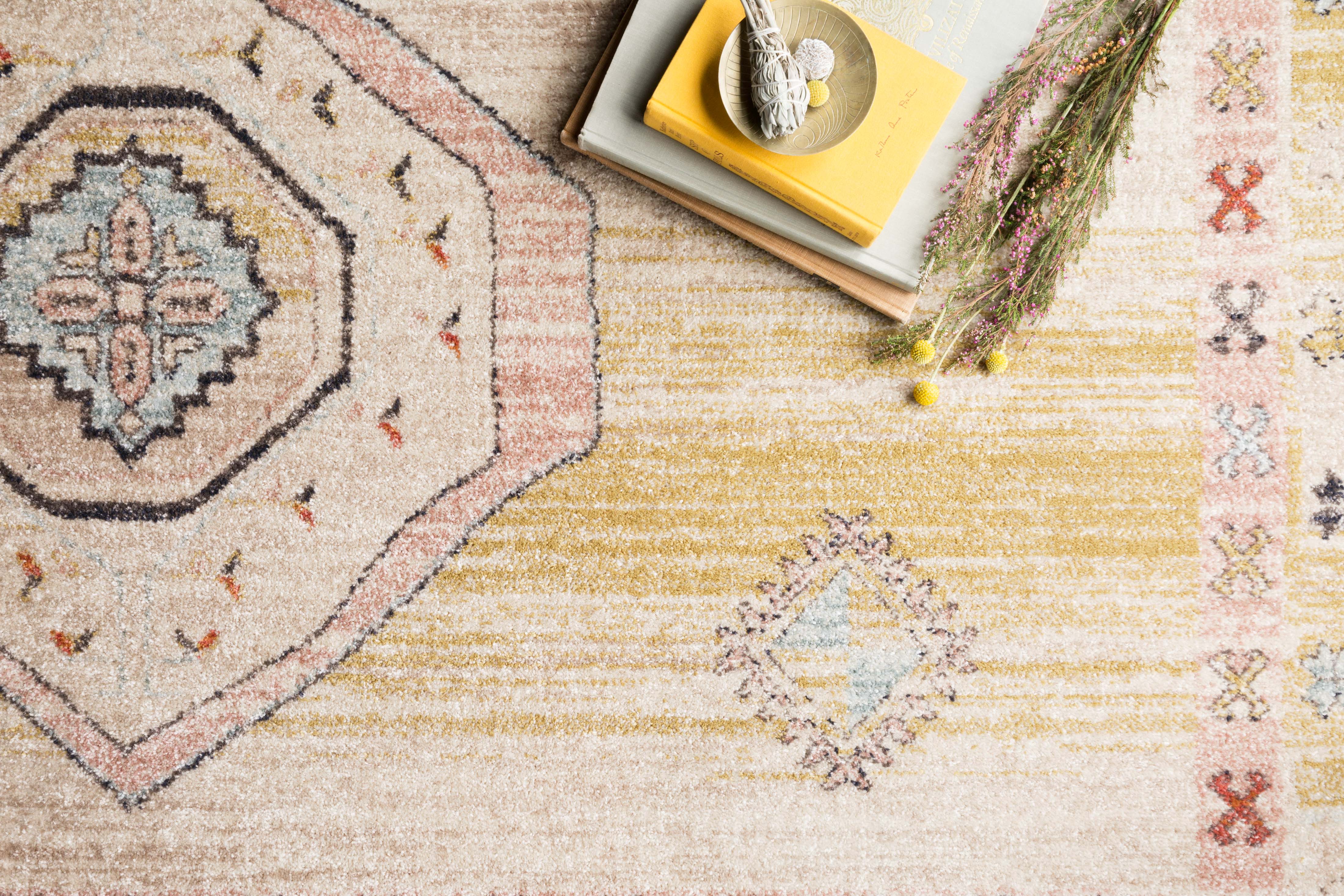Magnolia Home By Joanna Gaines x Loloi Graham Antique Ivory / Multi Rug RUGS - synthetic Loloi