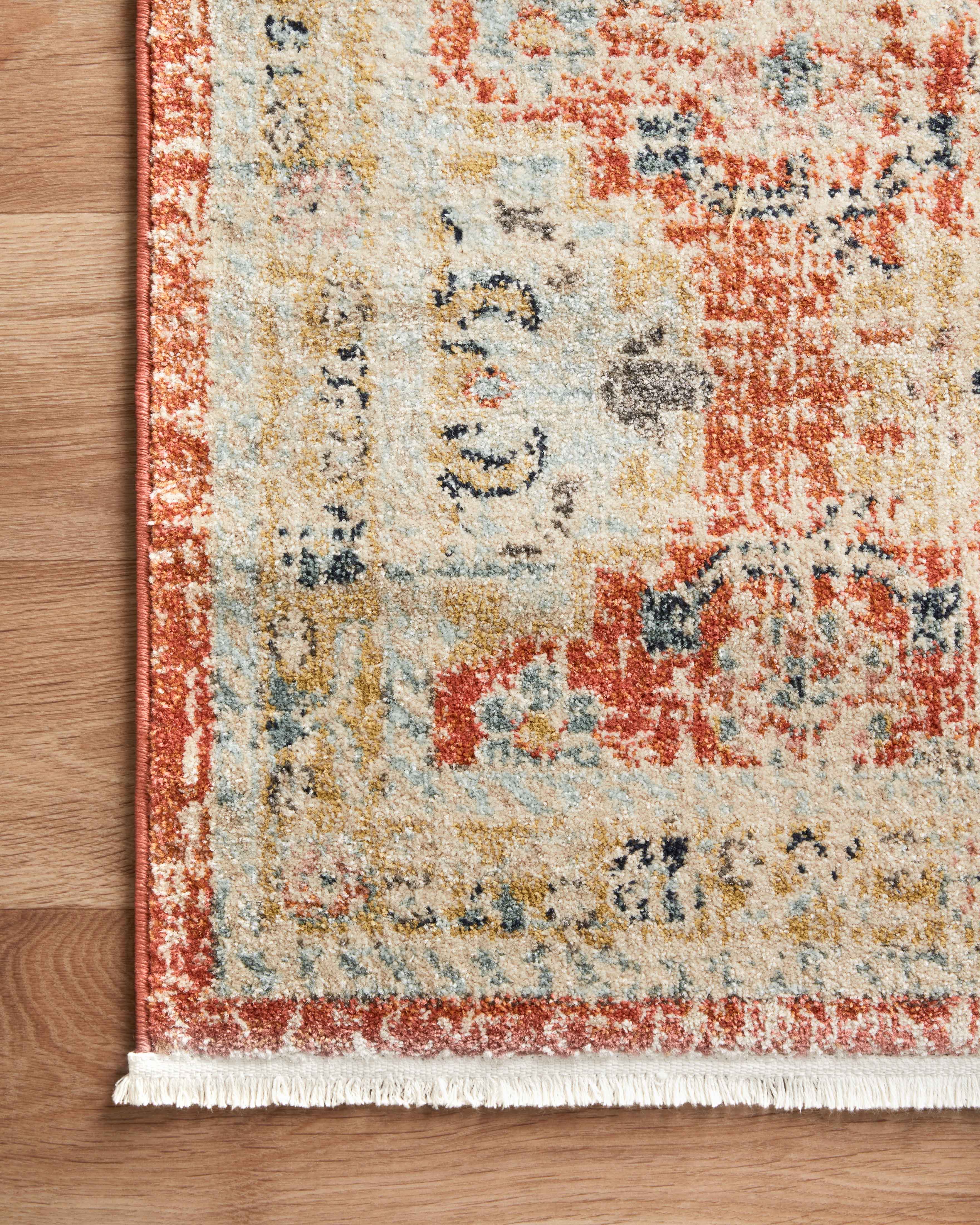 Magnolia Home By Joanna Gaines x Loloi Graham Persimmon / Multi Rug RUGS - synthetic Loloi