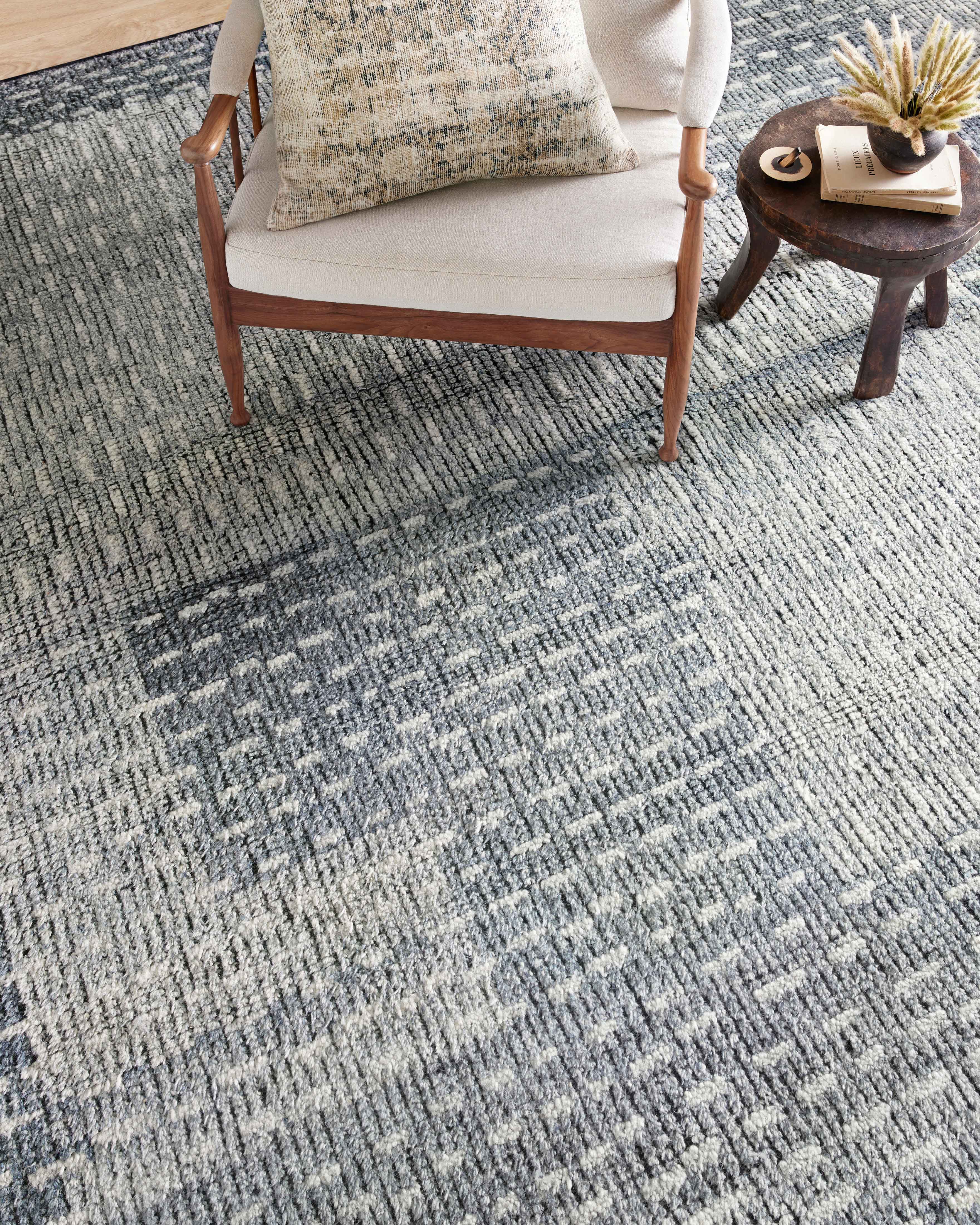 Amber Lewis x Loloi Gwyneth Denim / Sky Rug 2-patterned Loloi