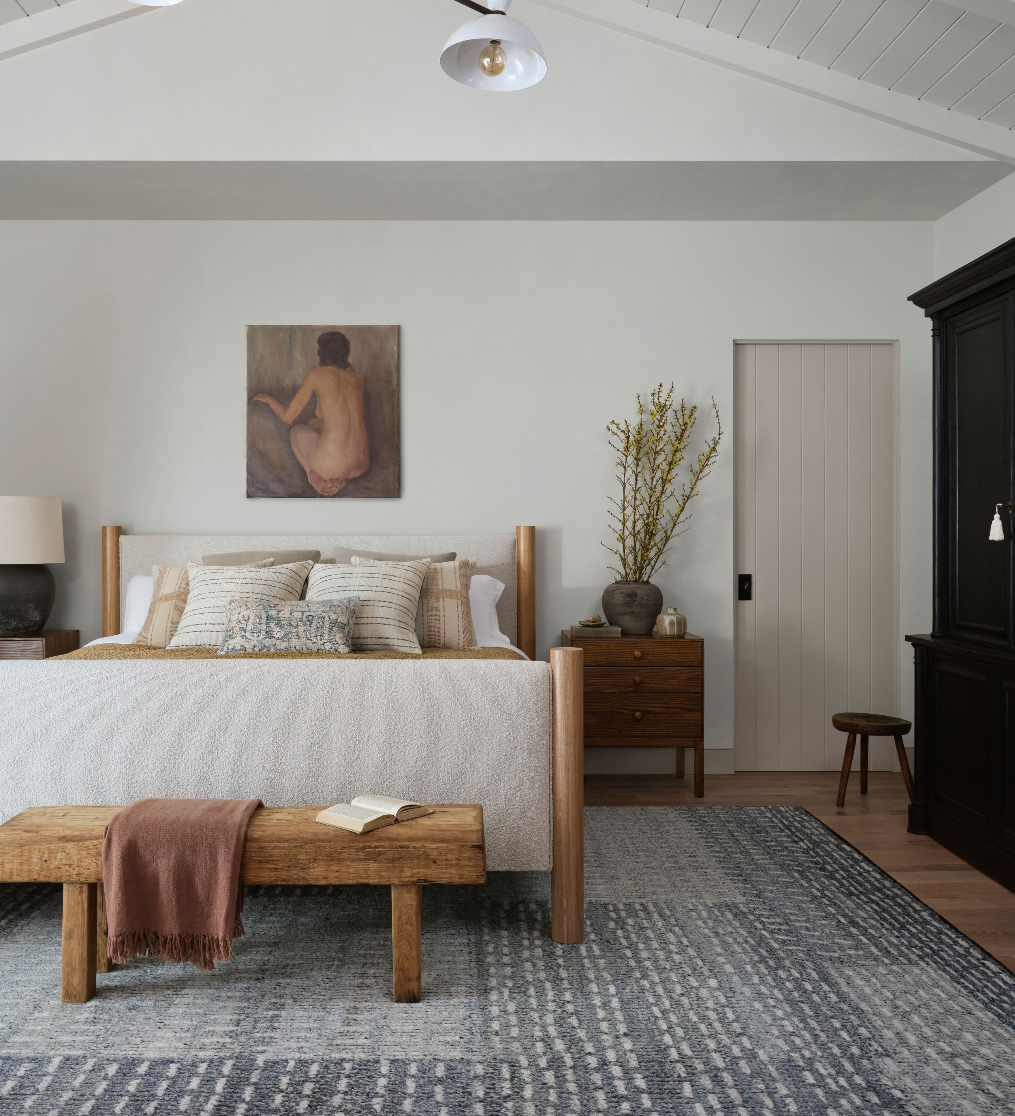 Amber Lewis x Loloi Gwyneth Denim / Sky Rug – view 2