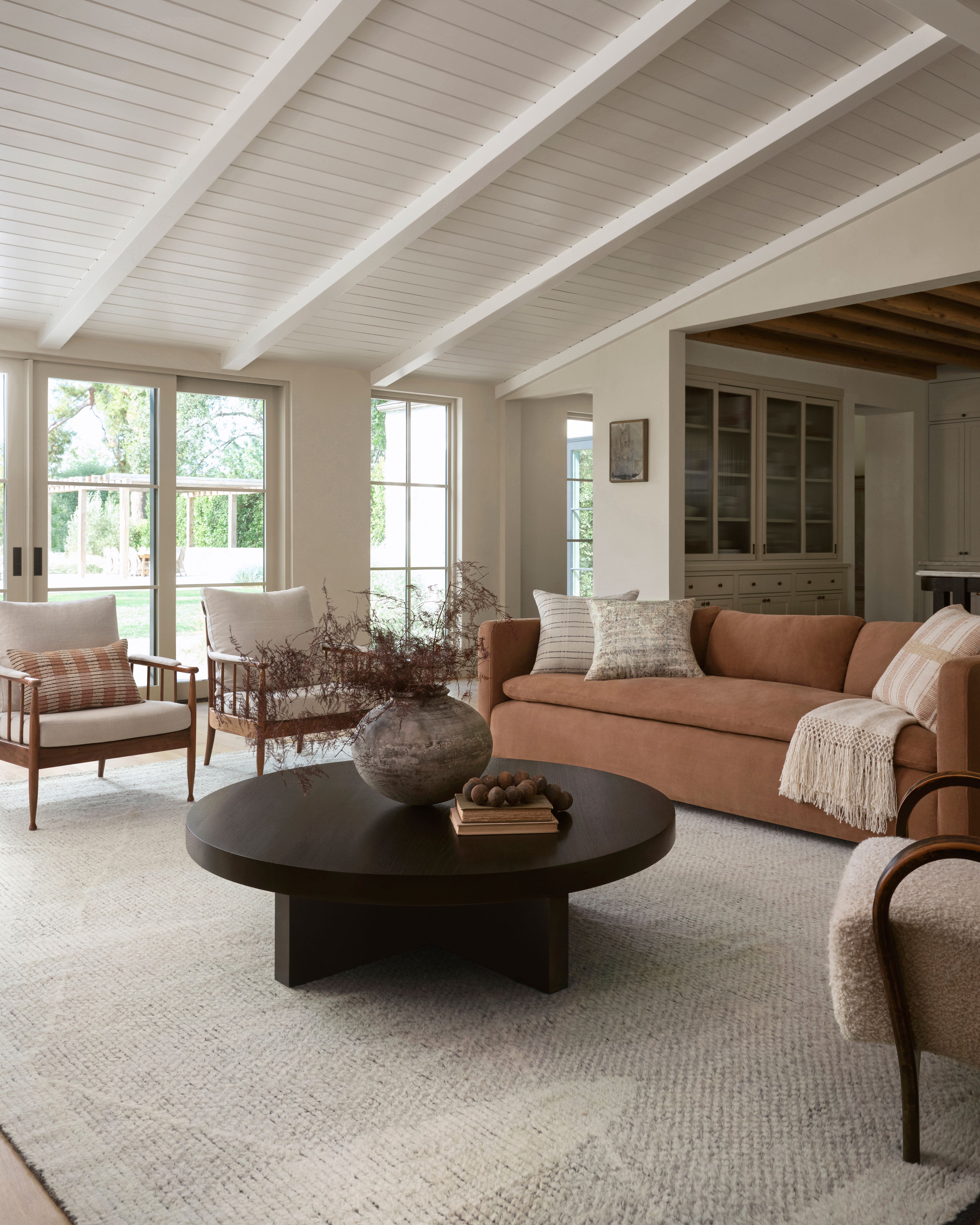 Amber Lewis x Loloi Gwyneth Ivory / Taupe Rug 1- RUGS - wool Loloi