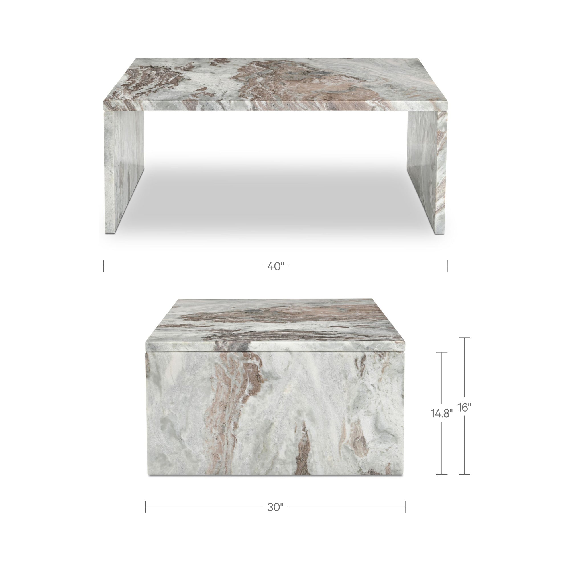 Rosa Coffee Table FURNITURE - coffee table Moe's Furniture