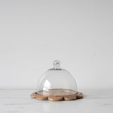 Scallop Edge Wood Cloche