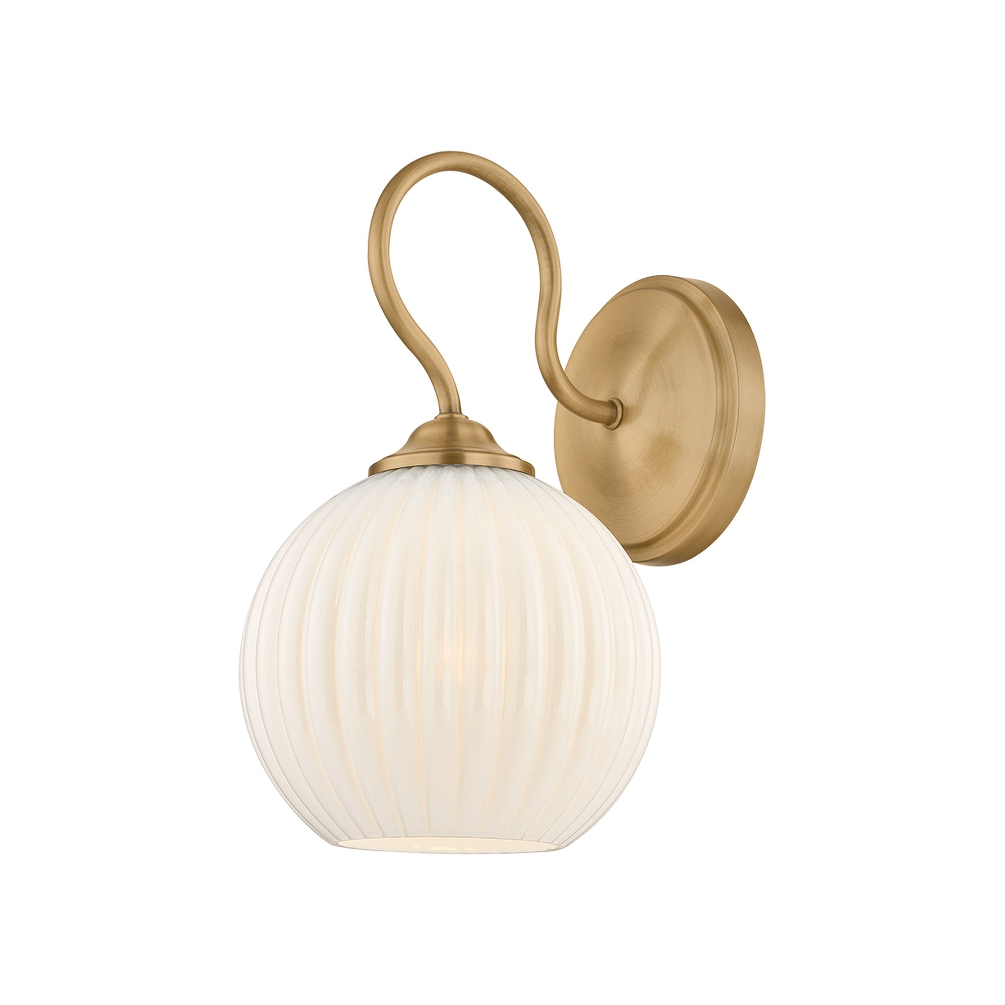 Vida Wall Sconce, Patina Brass