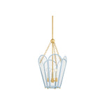 Clarisse Lantern LIGHTING - lantern Hudson Valley Lighting Aged Brass Small
