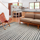 Loloi Hagen White / Ocean Rug RUGS - synthetic Loloi