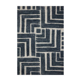 Loloi Hagen Blue / White Rug RUGS - synthetic Loloi 18" x 18"