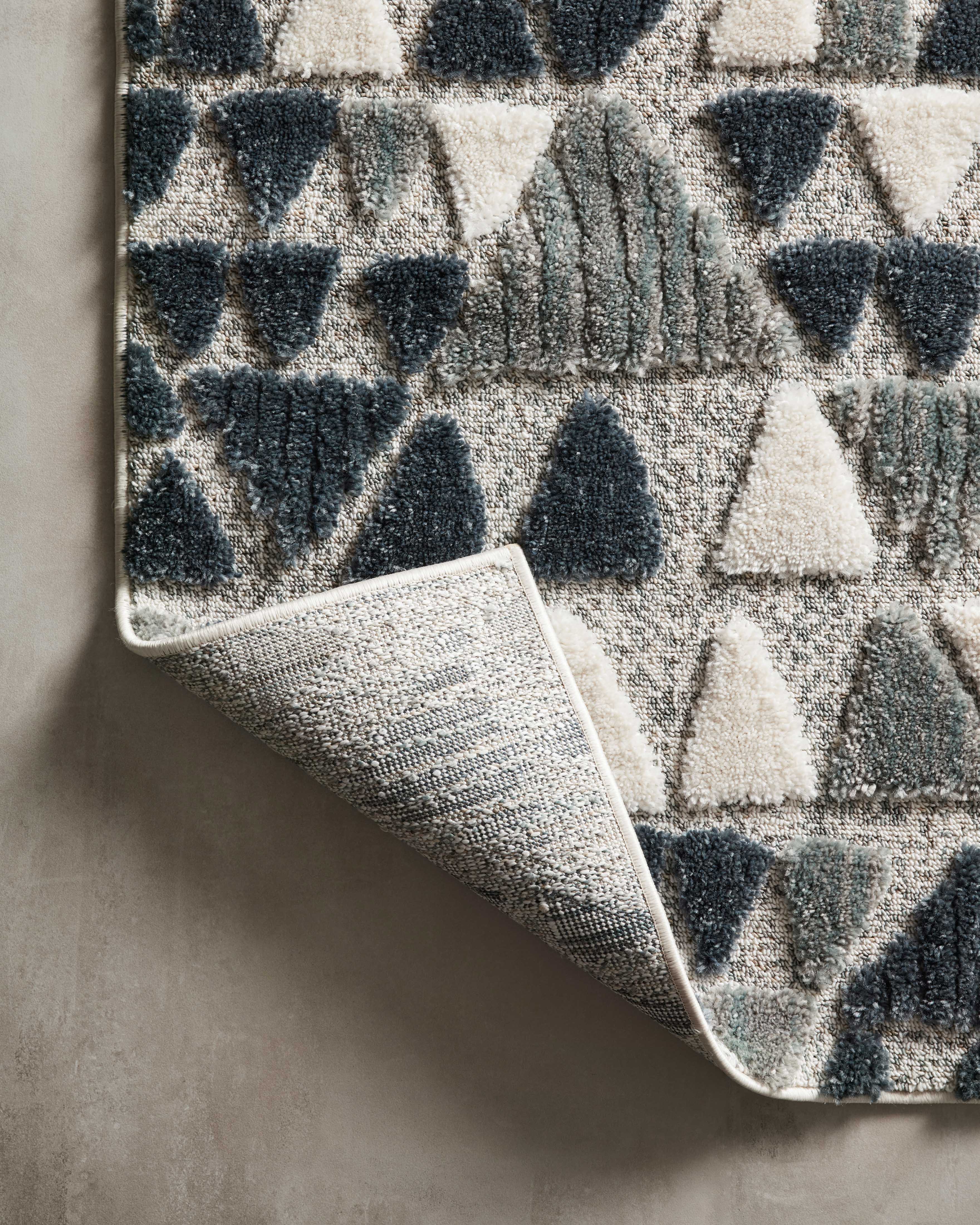 Loloi Hagen Slate / Denim Rug RUGS - synthetic Loloi