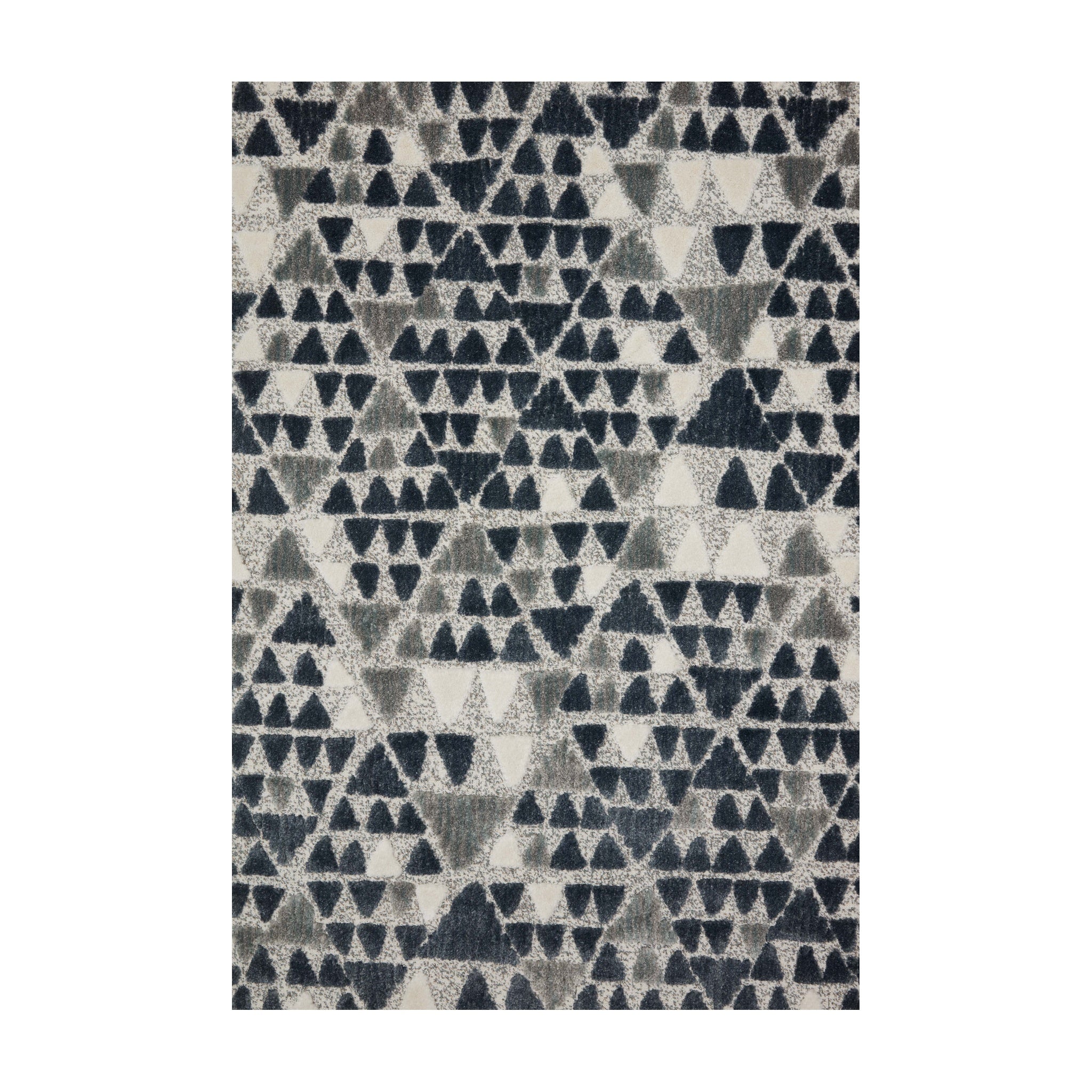 Loloi Hagen Slate / Denim Rug RUGS - synthetic Loloi 18" x 18"
