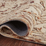 Loloi Halle Taupe / Rust Rug RUGS - wool Loloi