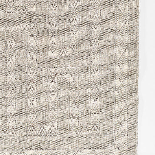 Harbor Grey Maze Outdoor Rug 5-Rugs - indoor/outdoor Momeni