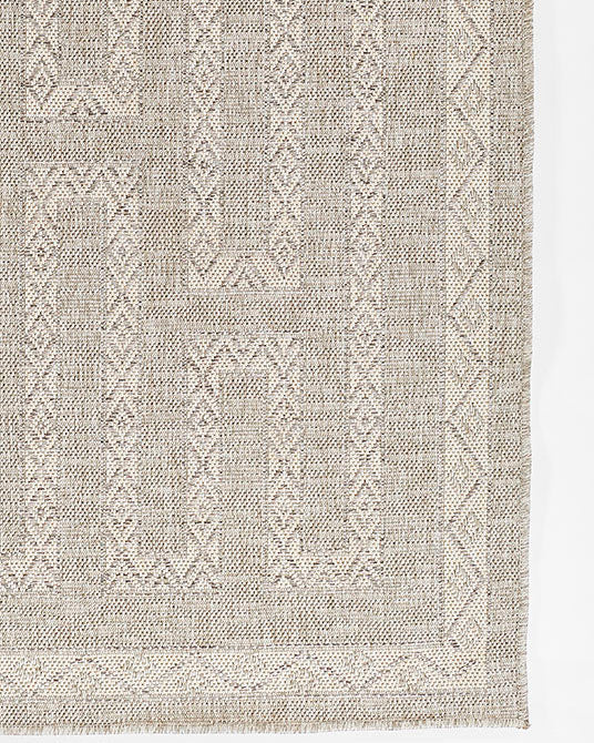 Harbor Grey Maze Outdoor Rug 5-Rugs - indoor/outdoor Momeni