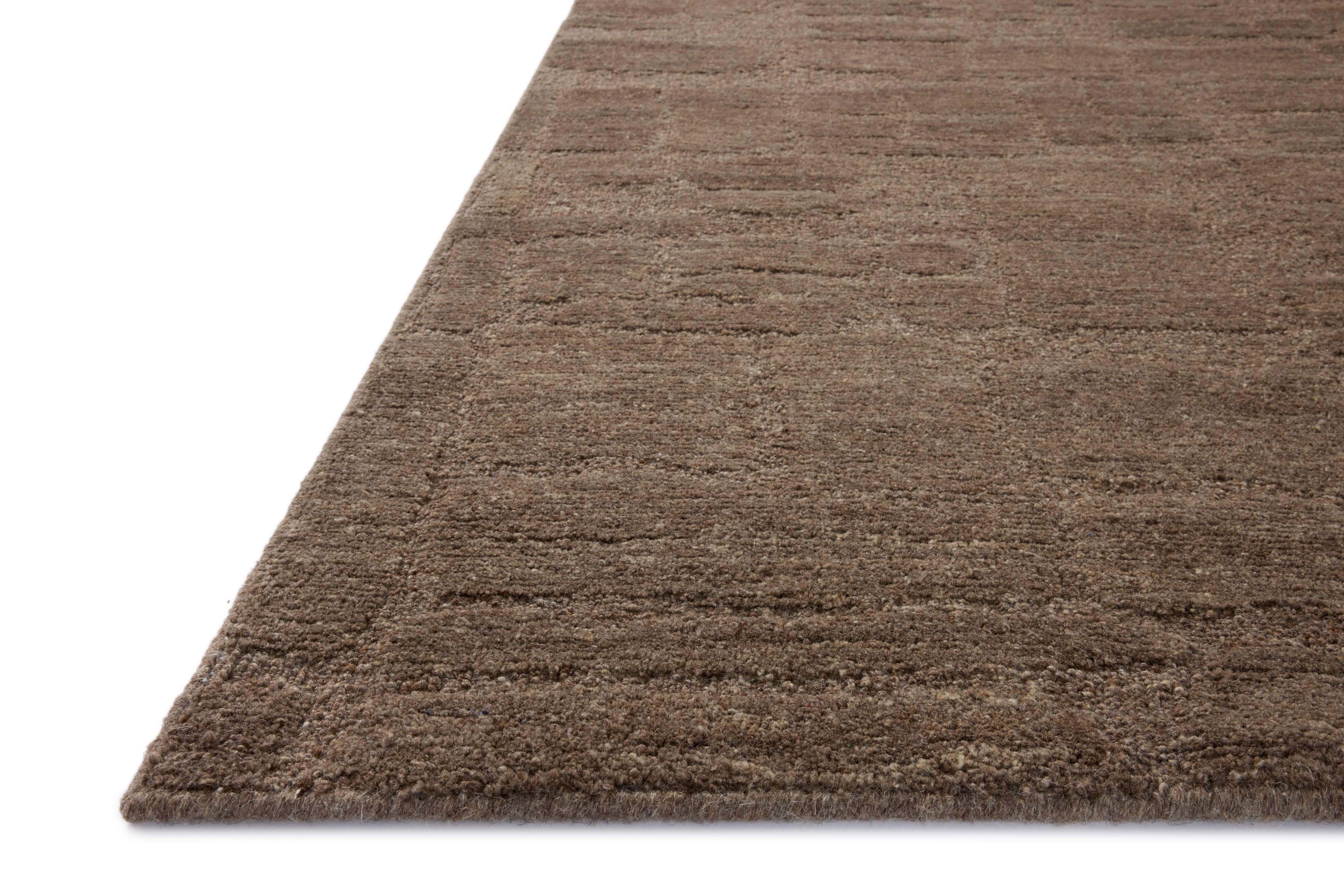 Loloi Hartley Brown / Mocha Rug RUGS - wool Loloi 18" x 18" sample