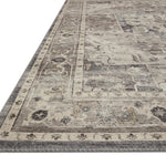 Loloi Hathaway Steel / Ivory Rug 1-RUGS - patterned Loloi