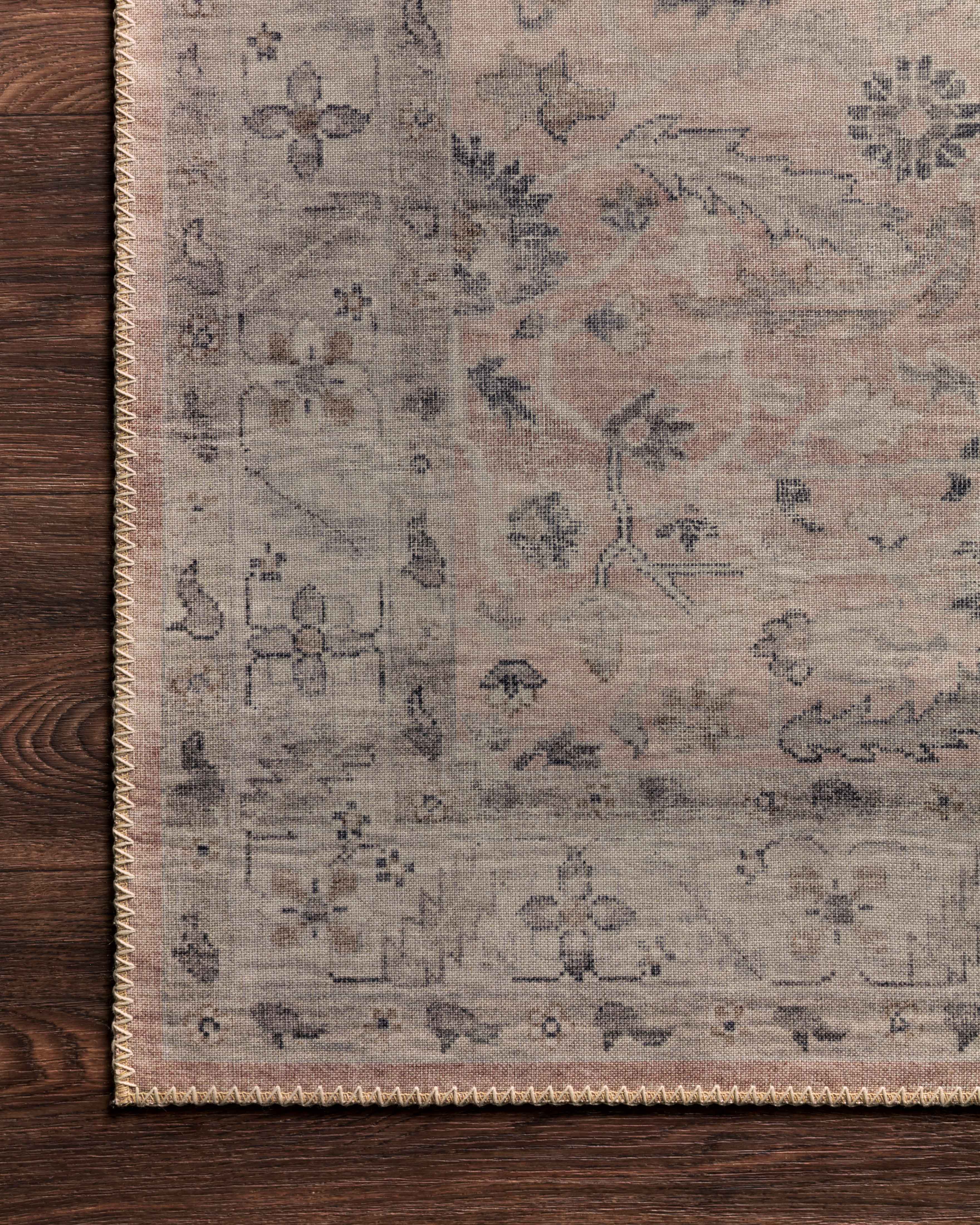 Loloi Hathaway Blush / Multi Rug 1-RUGS - patterned Loloi