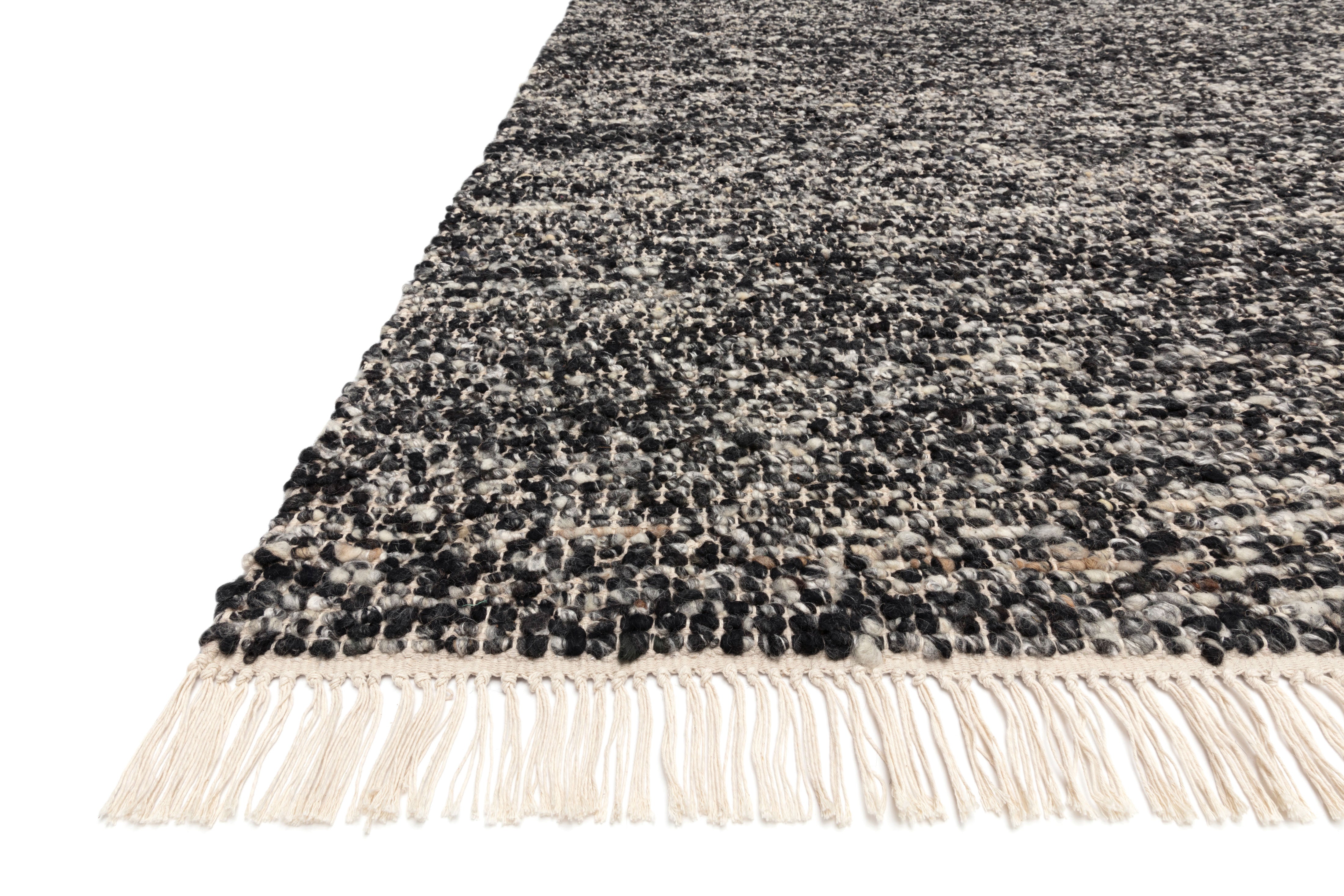 Magnolia Home By Joanna Gaines x Loloi Hayes Onyx / Silver Rug RUGS - wool Loloi