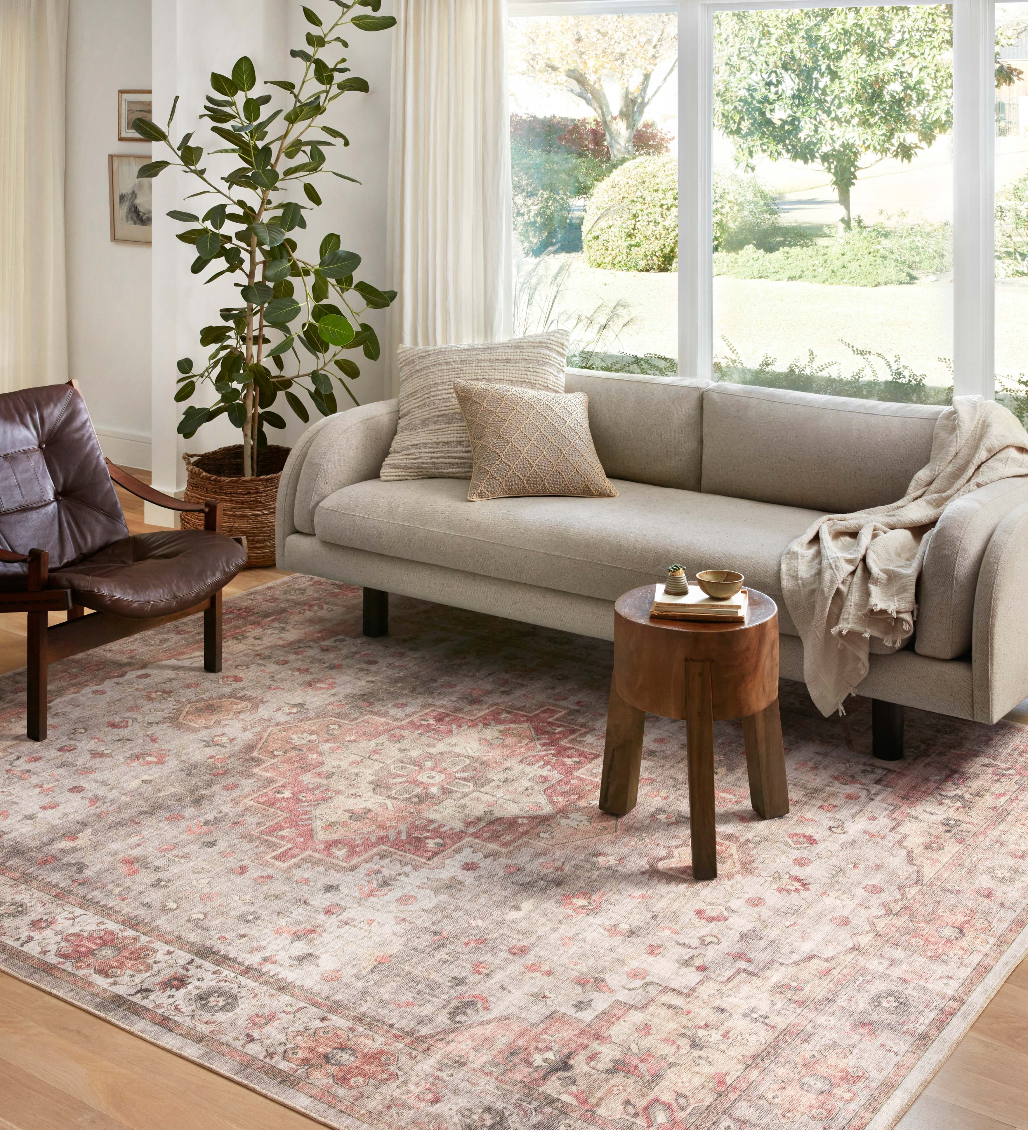 Loloi Heidi Dove / Spice Rug 1-RUGS-patterned Loloi