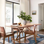 Loloi Heidi Denim / Blush Rug 1-RUGS-patterned Loloi