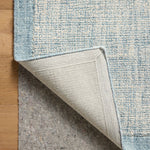 Magnolia Home by Joanna Gaines x Loloi Henley Ivory / Blue Rug RUGS - wool Loloi 18" x 18" sample