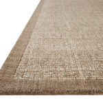 Magnolia Home by Joanna Gaines x Loloi Henley Ivory / Brown Rug RUGS - wool Loloi 18" x 18" sample