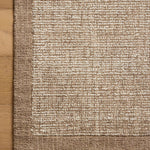 Magnolia Home by Joanna Gaines x Loloi Henley Ivory / Brown Rug RUGS - wool Loloi 18" x 18" sample
