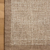 Magnolia Home by Joanna Gaines x Loloi Henley Ivory / Brown Rug RUGS - wool Loloi 18" x 18" sample