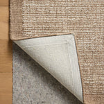 Magnolia Home by Joanna Gaines x Loloi Henley Ivory / Brown Rug RUGS - wool Loloi 18" x 18" sample